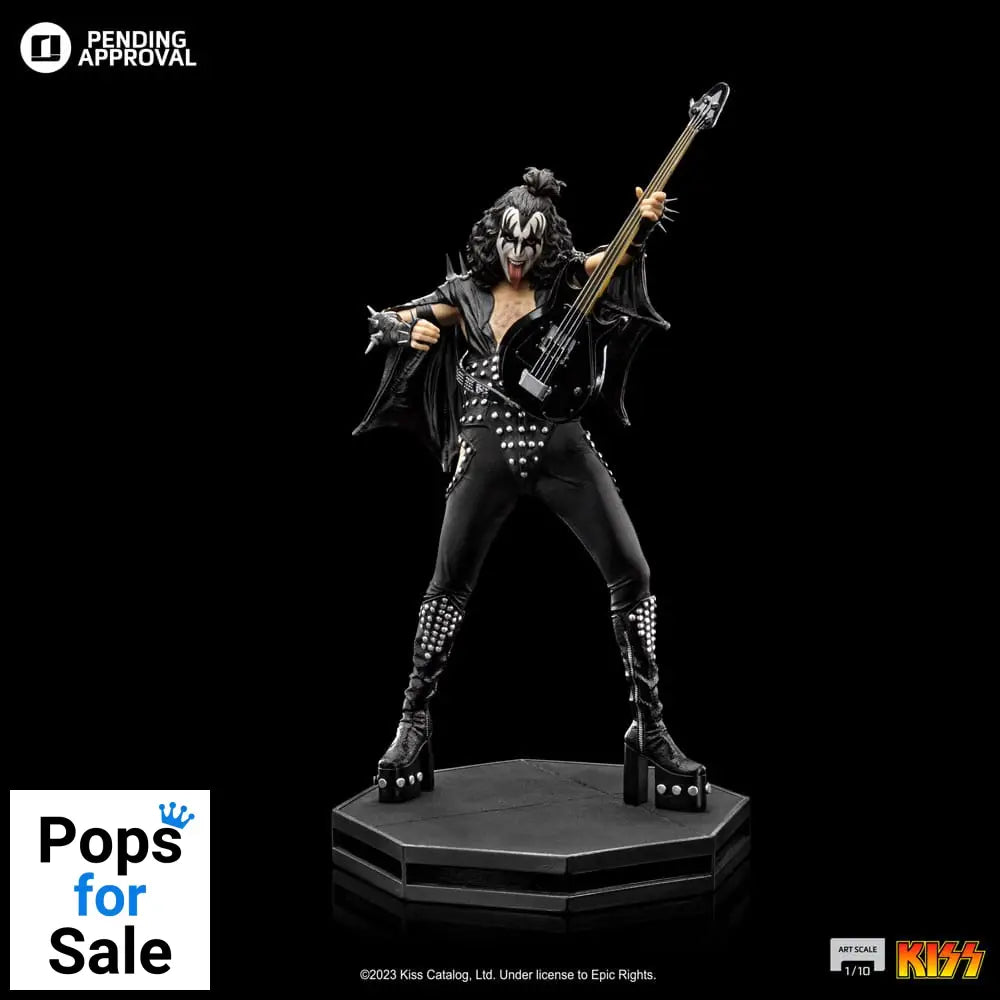 Kiss Art Scale Statue 1/10 Gene Simons Limited Edtition 26 cm