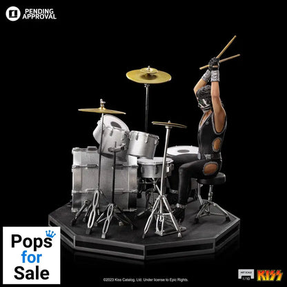 Kiss Art Scale Statue 1/10 Peter Criss Limited Edtition 22 cm