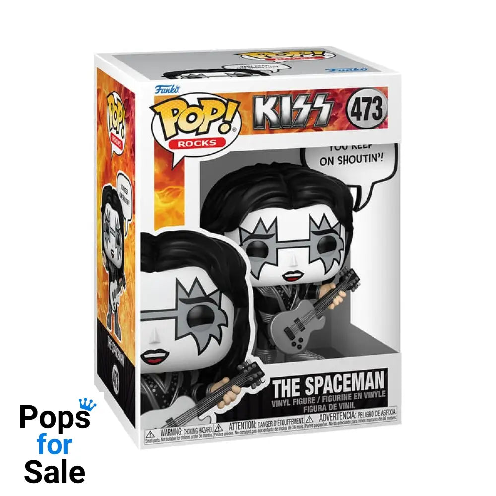 KISS POP! Sayings Vinyl Figure The Spaceman(R&R All Night) 9 cm