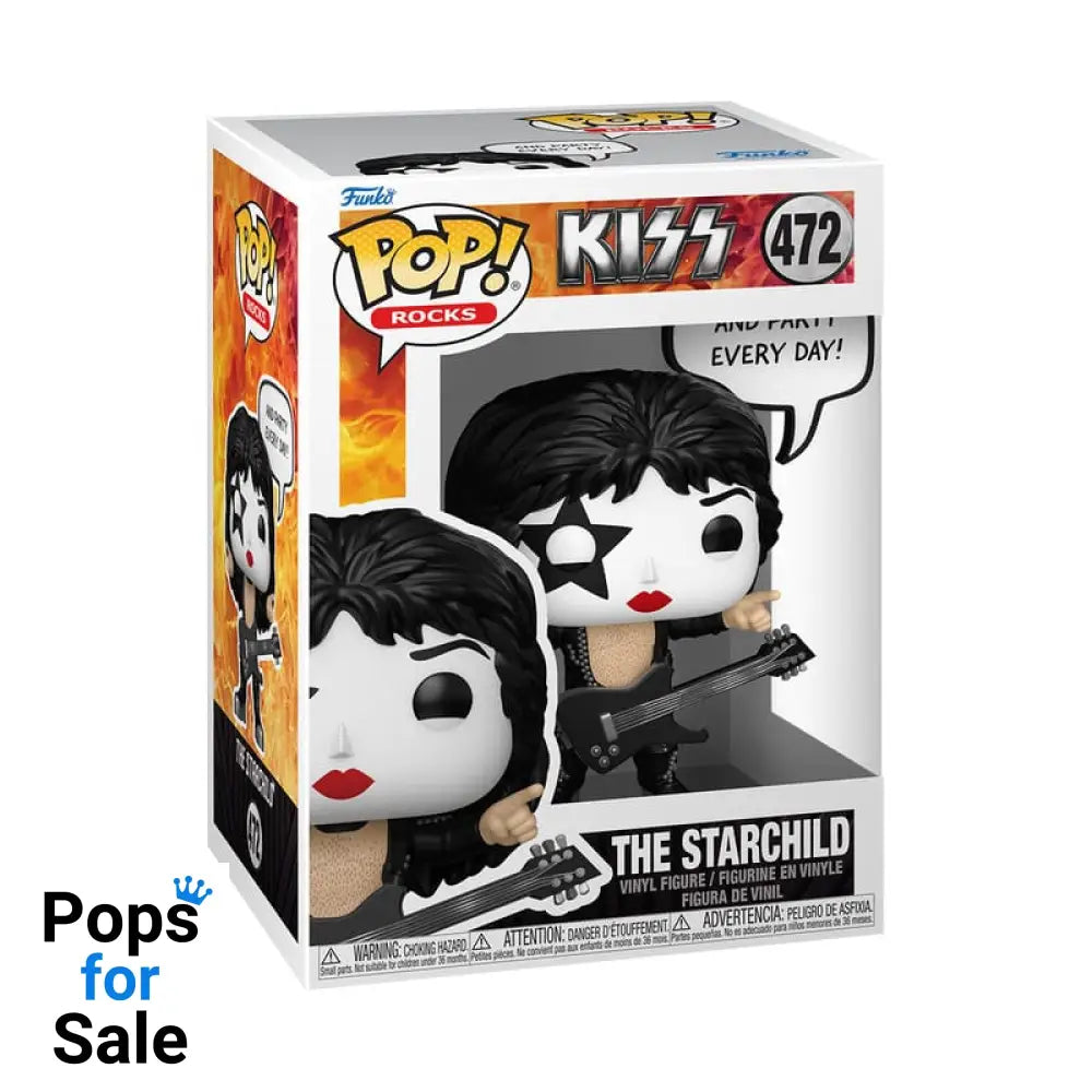 KISS POP! Sayings Vinyl Figure The Starchild(R&R All Night) 9 cm