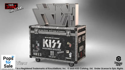 Kiss Rock Ikonz On Tour Road Case Statue + Stage Backdrop Set Alive! Tour