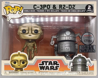[2 Pack] R2-D2 & C-3PO (Concept) Star Wars - Box Damaged Funko POP