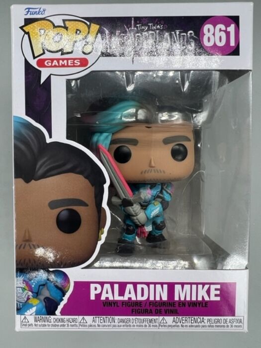 #861 Paladin Mike - Tiny Tina's Wonderland Funko POP