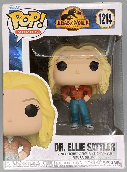 1214 Ellie Sattler - Jurassic World Dominion - Box Damaged Funko POP