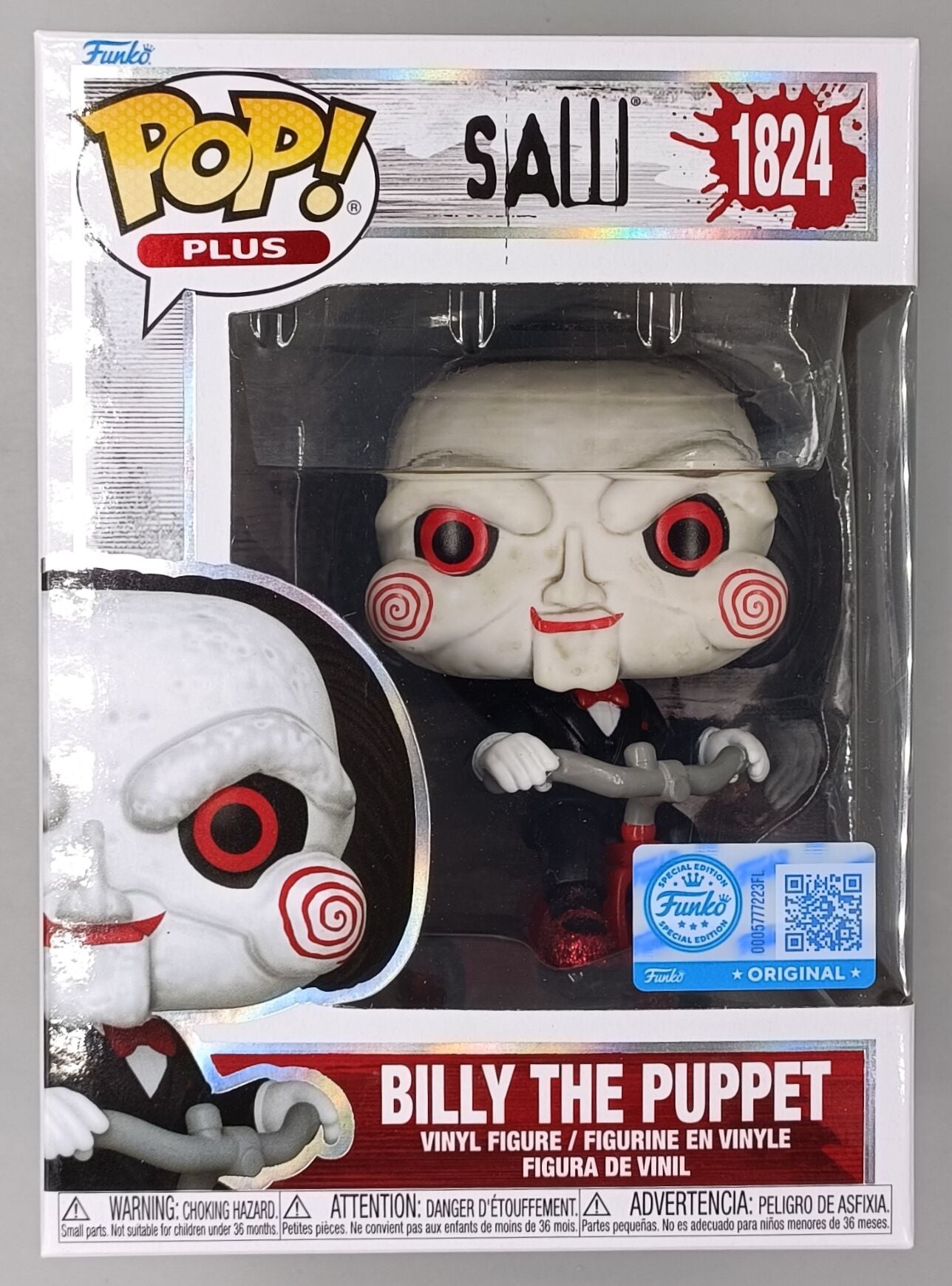 1824 Billy the Puppet (on Tricycle) - Saw - Horror Funko POP - Brand New