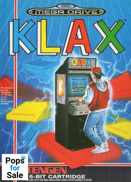 Klax for Sega Mega Drive (MD) - [No Manual]
