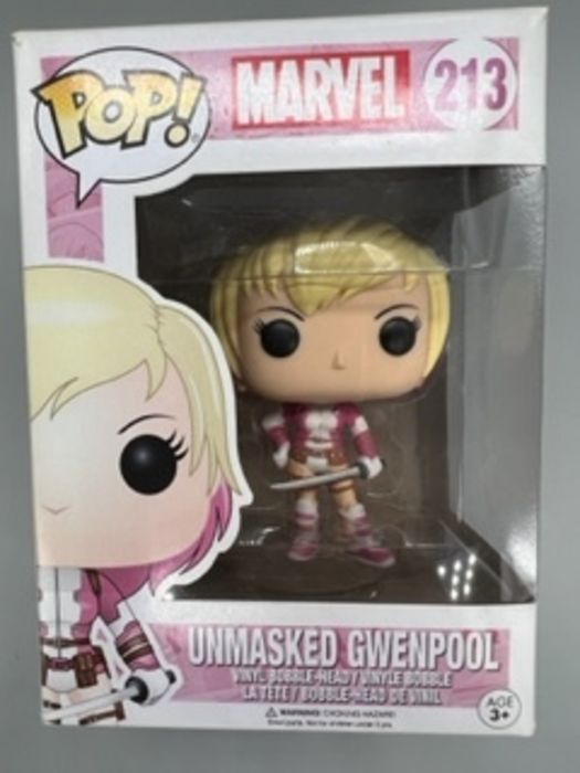 #213 Unmasked Gwenpool - Marvel - Box Damaged Funko POP