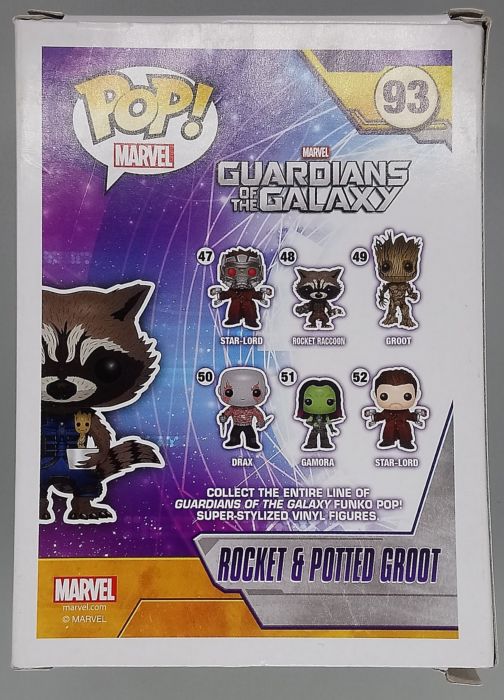 #93 Rocket & Potted Groot - Marvel Guardians of the Galaxy - Box Damaged Funko POP