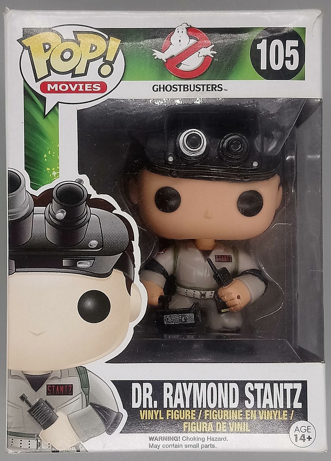 #105 Dr. Raymond Stantz - Ghostbusters - Box Damaged Funko POP