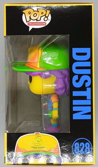 #828 Dustin (w/ Vest) Blacklight - Stranger Things Funko POP