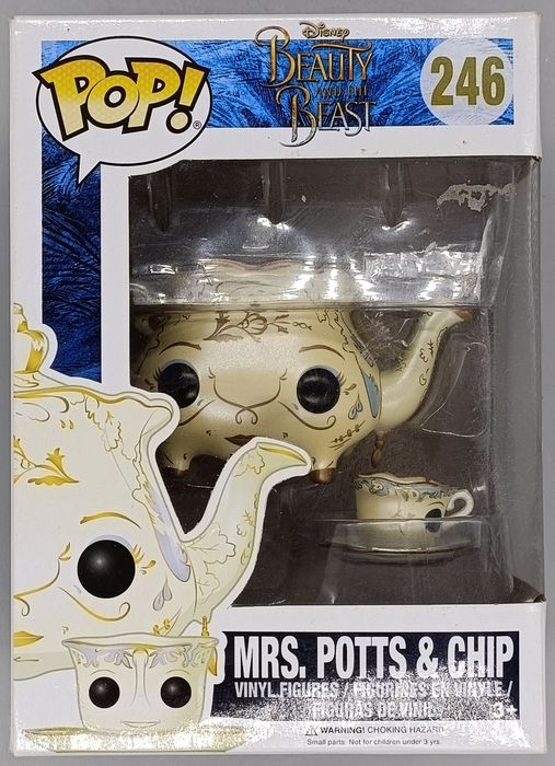 246 Mrs. Potts & Chip  Disney Beauty And The Beast Funko POP - Box Damaged