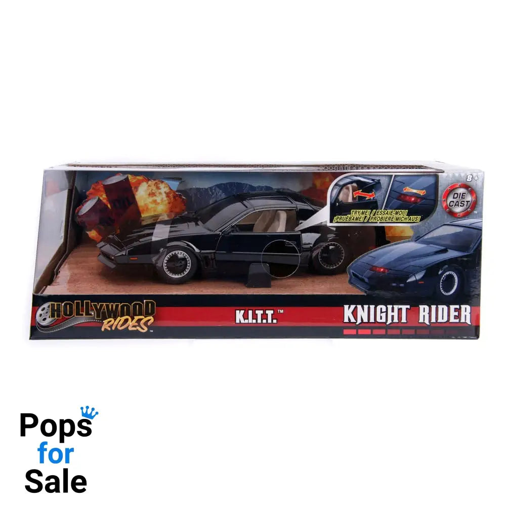 Knight Rider Diecast Model 1/24 1982 Ponitac Trans AM Try Me Kitt Vehicles