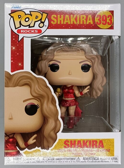 393 Shakira (Super Bowl) Metallic - Rocks Funko POP - Brand New
