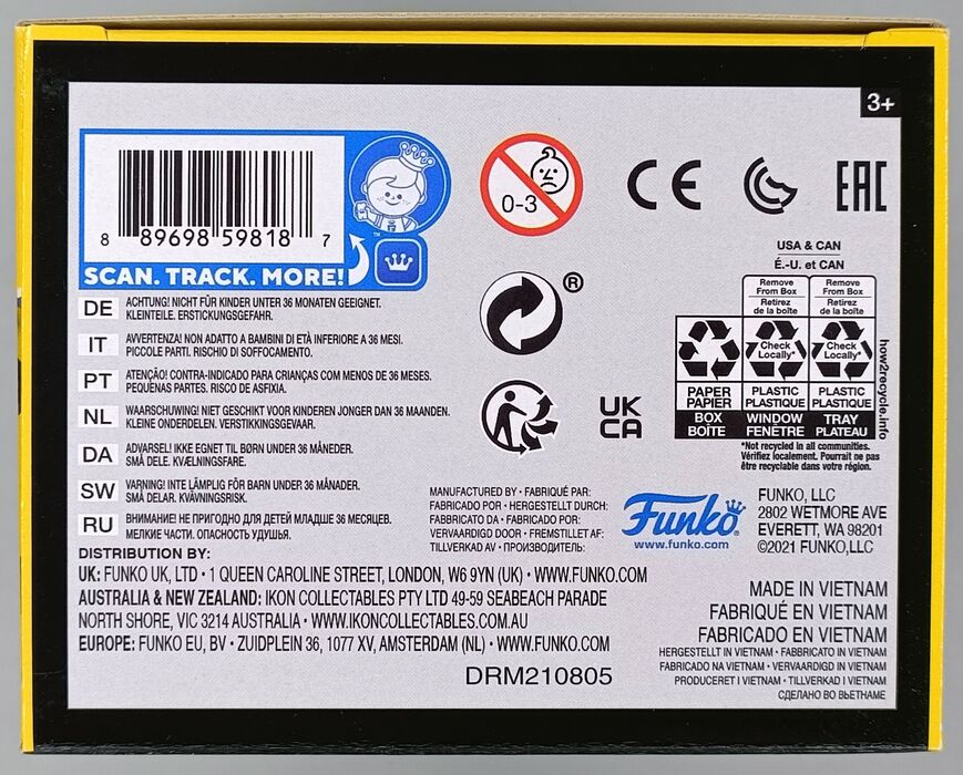 #828 Dustin (w/ Vest) Blacklight - Stranger Things Funko POP