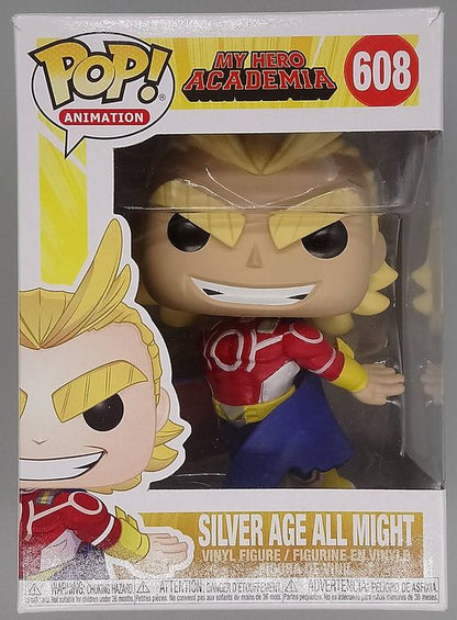 #608 Silver Age All Might - My Hero Academia - Box Damaged Funko POP