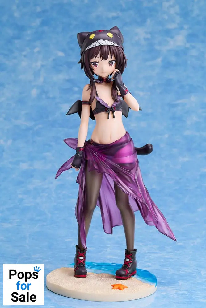 KonoSuba: An Explosion on This Wonderful World! Statue 1/7 Megumin Chomusuke Swimsuit Ver. 22 cm