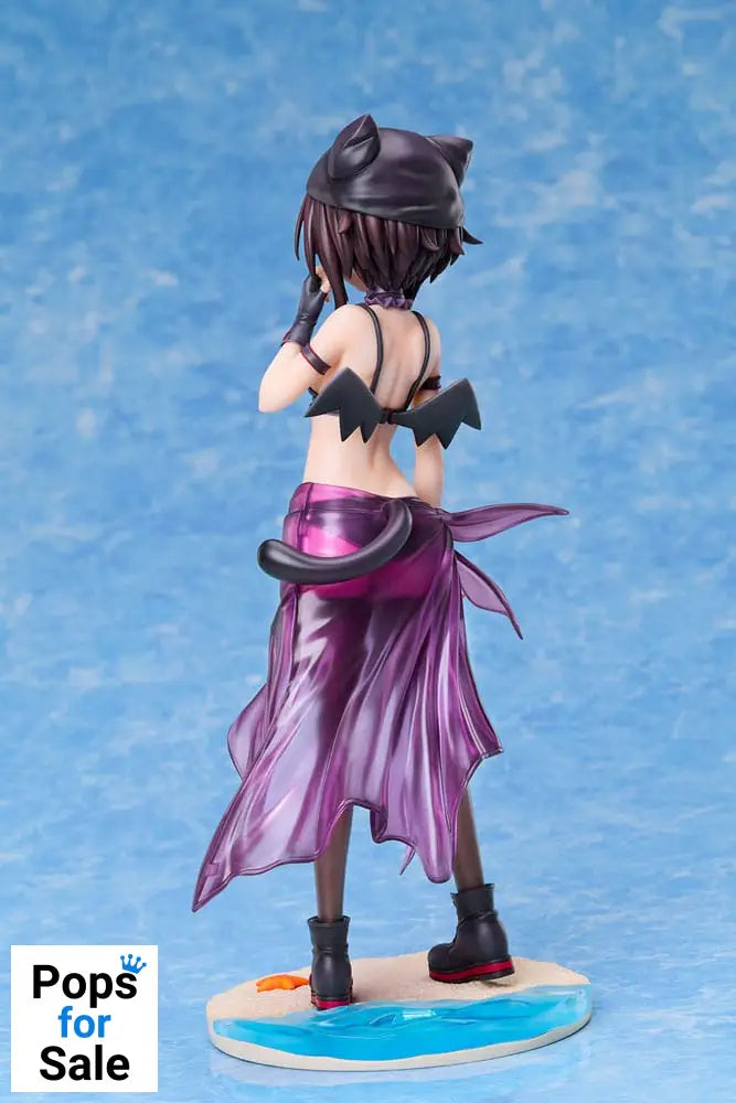 KonoSuba: An Explosion on This Wonderful World! Statue 1/7 Megumin Chomusuke Swimsuit Ver. 22 cm