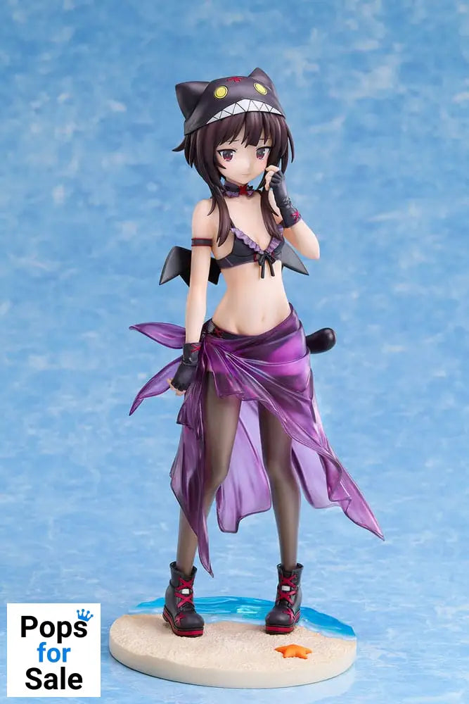 KonoSuba: An Explosion on This Wonderful World! Statue 1/7 Megumin Chomusuke Swimsuit Ver. 22 cm