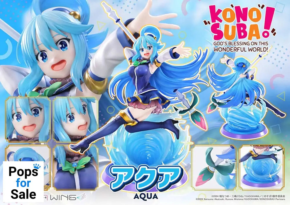 Konusuba - God's blessing on this wonderful world! Prisma Wing PVC Statue 1/7 Aqua 24 cm