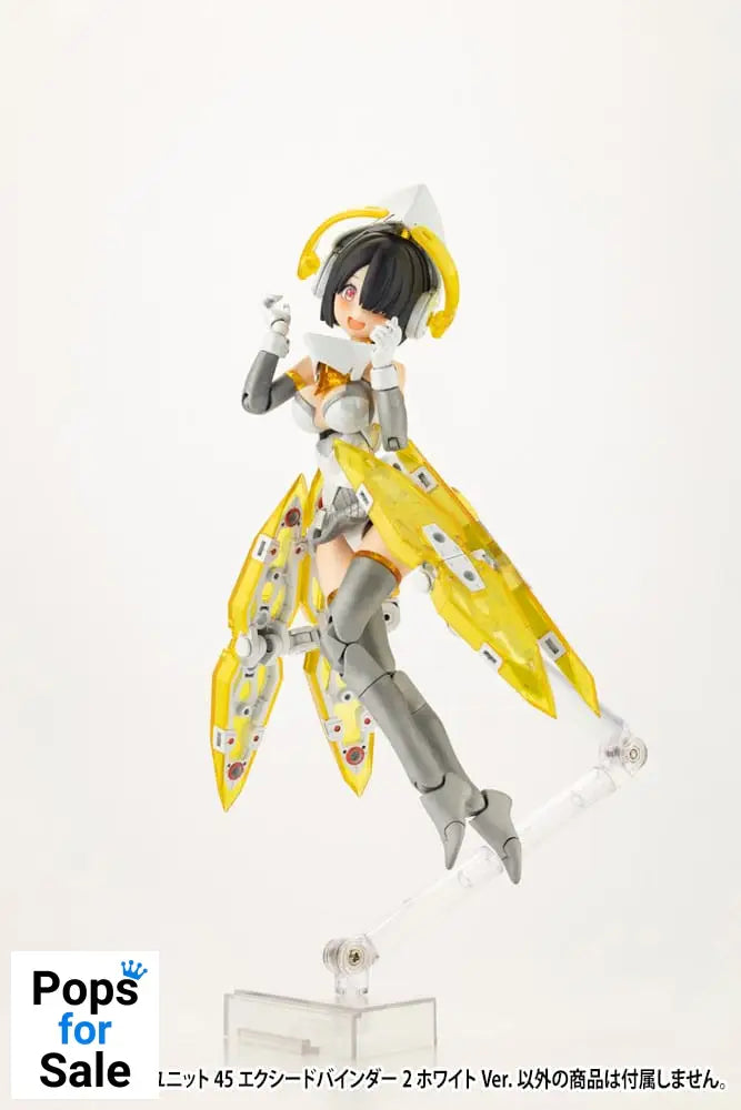 Kotobukiya M.S.G. Model Kit Accesoory Set Heavy Weapon Unit 45 Exceed Binder 2 White Ver.