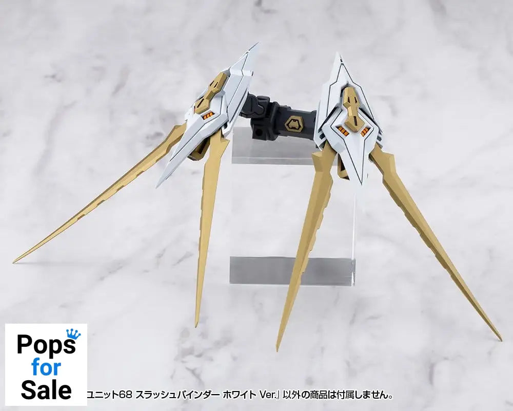Kotobukiya M.S.G. Model Kit Accessory Heavy Weapon Unit 68 Slash Binder White Ver.