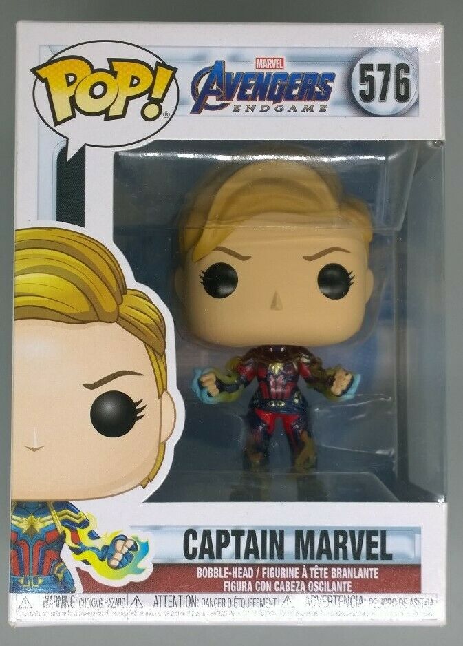 #576 Captain Marvel (Short Hair) Marvel Avengers Endgame Funko POP