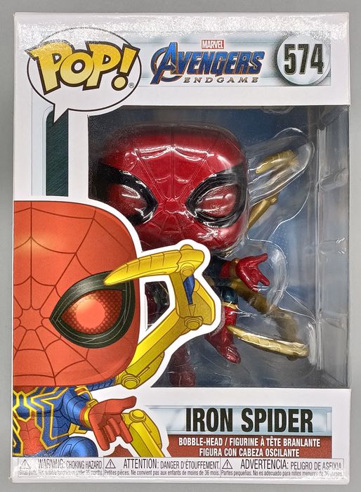 #574 Iron Spider (w/ Gauntlet) Marvel Avengers Endgame Funko POP