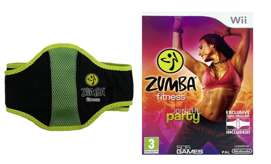 Zumba Fitness Join the Party (with Belt) for Nintemdo Wii and Wii-U - [No Outer Box]