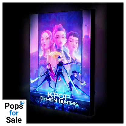 KPop Demon Hunters Canvas Print with light