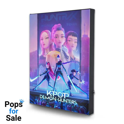 KPop Demon Hunters Canvas Print with light Posters & Wallscrolls