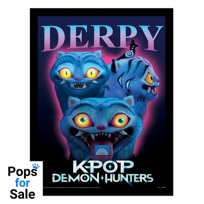KPop Demon Hunters Collector Print Framed Poster Derpy Posters & Wallscrolls