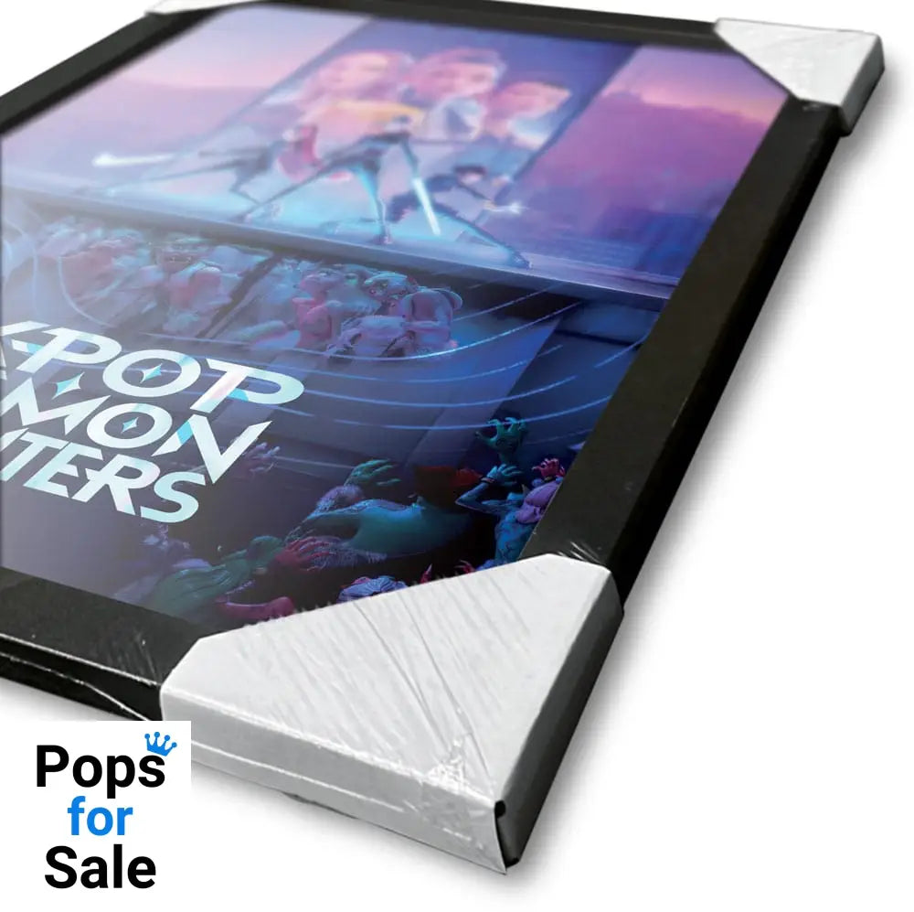 KPop Demon Hunters Collector Print Framed Poster Movie Key Art