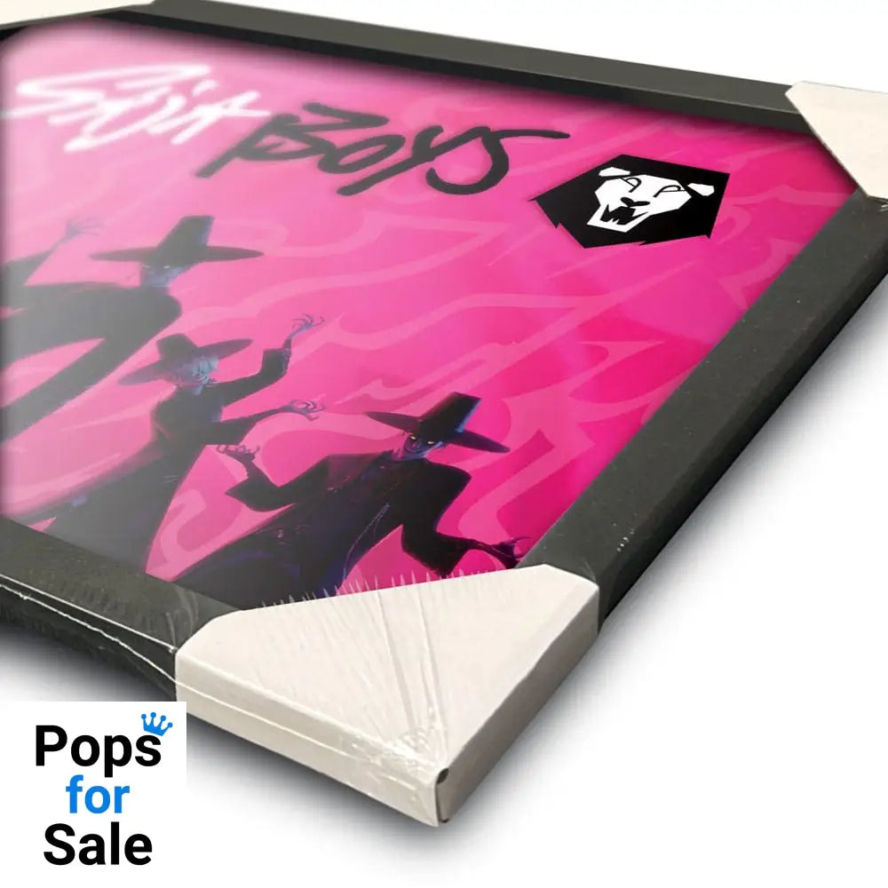 KPop Demon Hunters Collector Print Framed Poster Saja Boys Idol