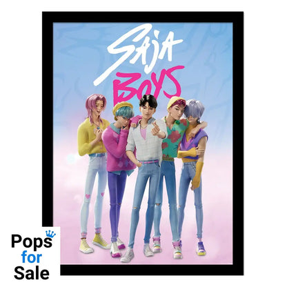 KPop Demon Hunters Collector Print Framed Poster Saja Boys Posters & Wallscrolls