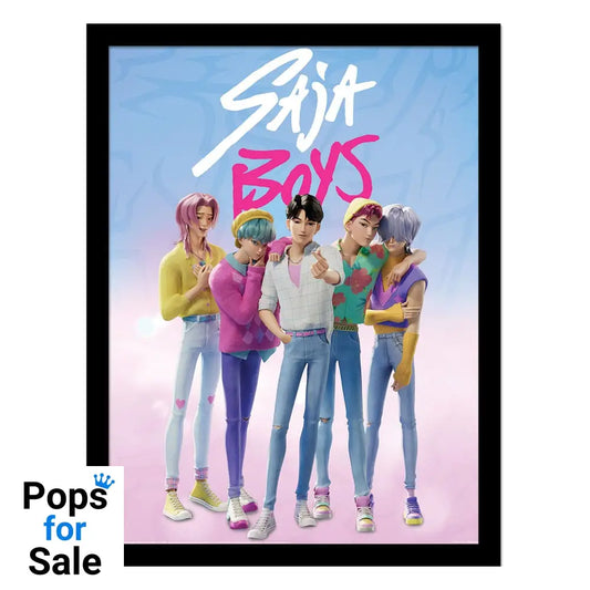 KPop Demon Hunters Collector Print Framed Poster Saja Boys Posters & Wallscrolls