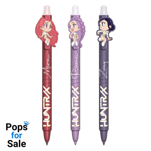 KPop Demon Hunters Gel Pens 3-Pack Erasable Stationery