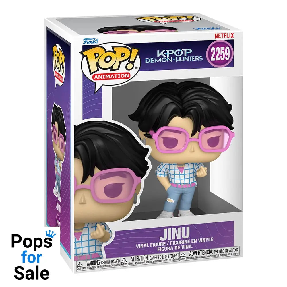 KPop Demon Hunters POP! Animation Vinyl Figures Jinu w/Chase 9 cm Assortment (6)