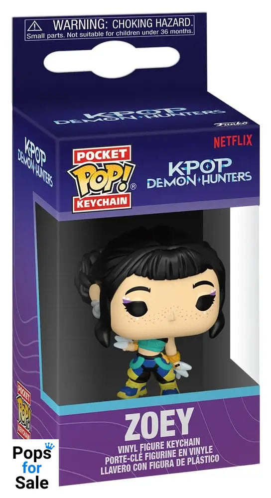 KPop Demon Hunters POP! Vinyl Keychains 4 cm Zoey Display (12)