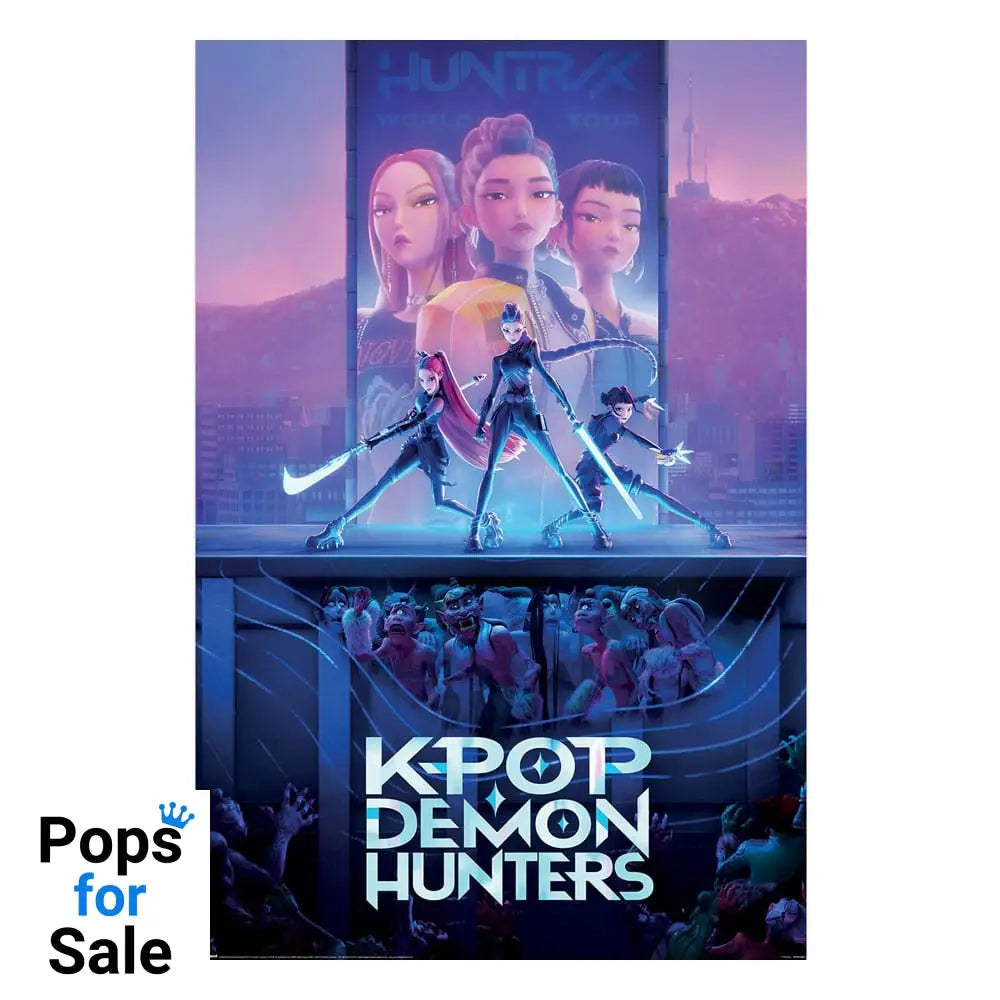 KPop Demon Hunters Poster Pack Movie Key Art 61 x 91 cm (4) Posters & Wallscrolls