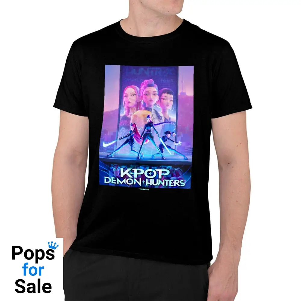 KPop Demon Hunters T-Shirt Movie Key Art Size S