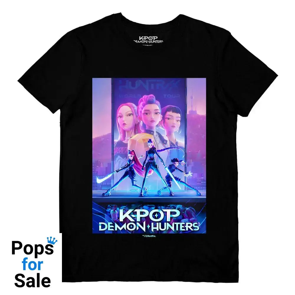 KPop Demon Hunters T-Shirt Movie Key Art Size XL