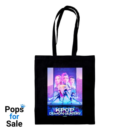 KPop Demon Hunters Tote Bag Movie Key Art Bags