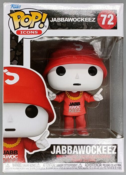 #72 JabbaWockeeZ - Icons Rocks - Box Damaged Funko POP