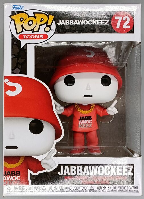 #72 JabbaWockeeZ - Icons Rocks - Box Damaged Funko POP