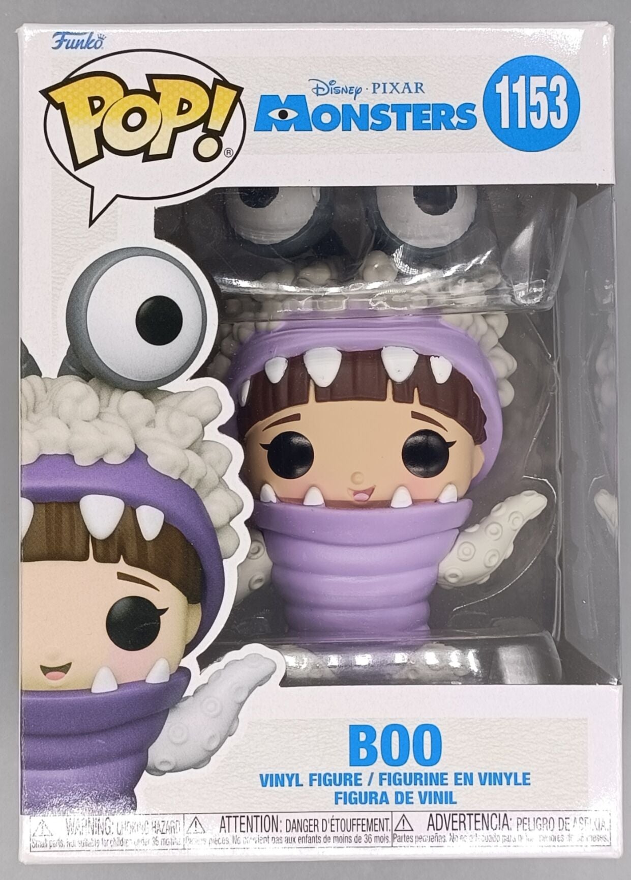 1153 Boo (Hooded) - Disney Pixar Monsters Inc Funko POP - Box Damaged