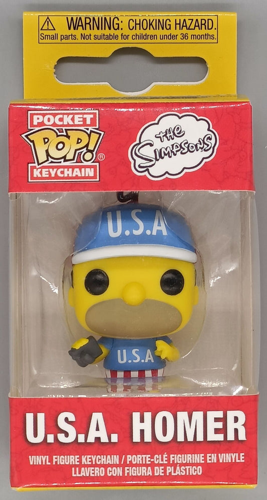 U.S.A. Homer - The Simpsons - Funko Keychain