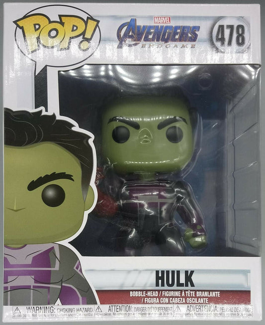 #478 Hulk (w/ Gauntlet) 6 inch - Marvel Avengers Endgame Funko POP