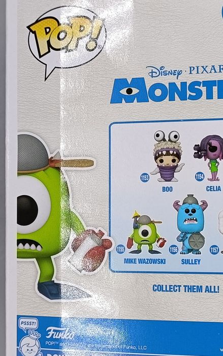 1155 Mike Wazowski (w/ Mitts) Disney Monsters Inc - Funko POP - Box Damaged