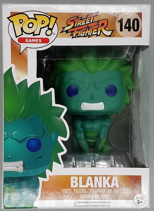 #140 Blanka (Blue/Green) - Street Fighter - Box Damaged Funko POP