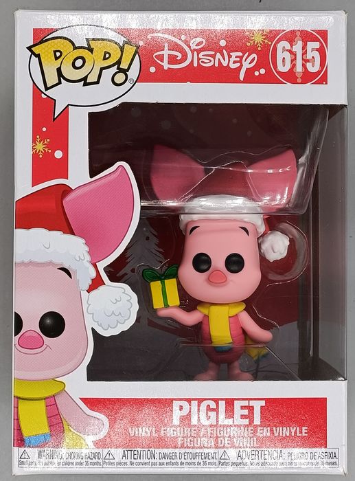 #615 Piglet (Holiday) - Disney - Box Damaged Funko POP